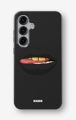 Samsung Galaxy S25 FE Tough Case – Golden Lips - View 1