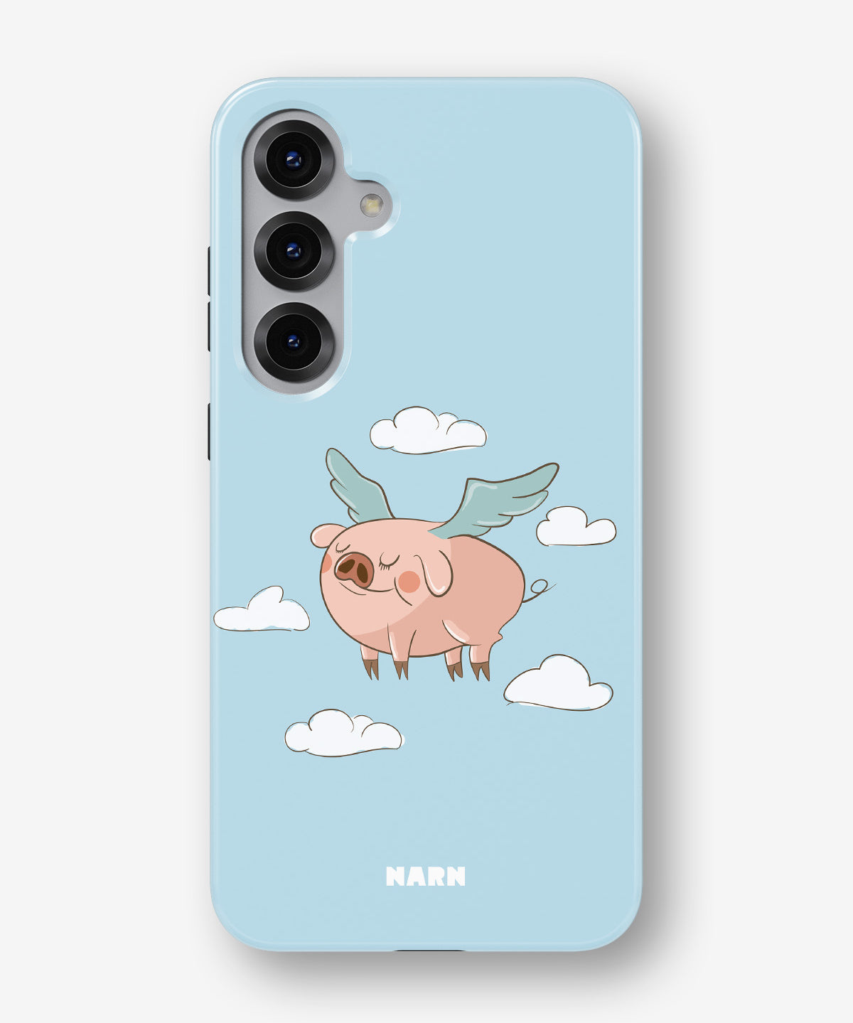 Samsung Galaxy S25 FE Tough Case – Dreamy Pig - View 1