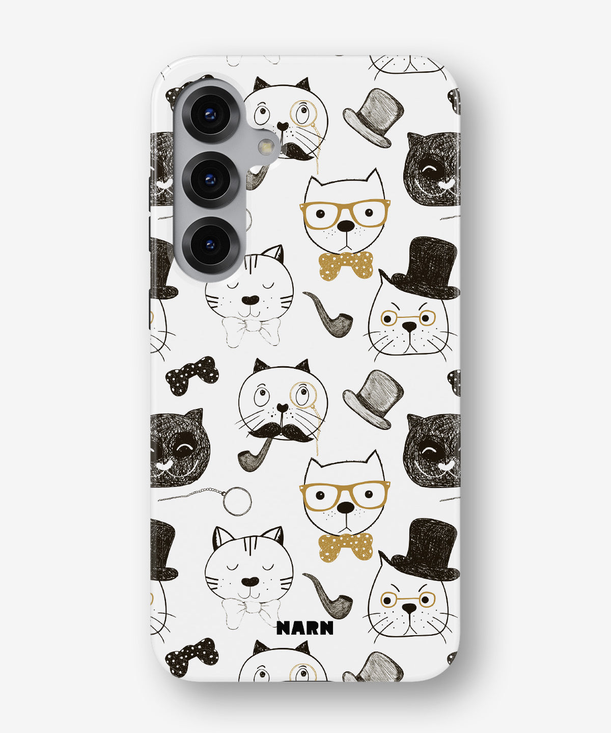 Samsung Galaxy S25 FE Tough Case – Cartoon Cats - View 1