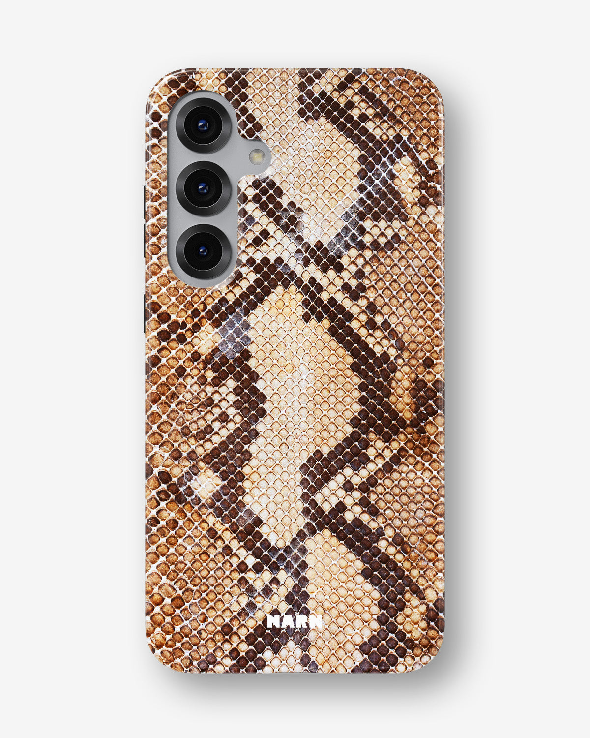 Samsung Galaxy S25 FE Tough Case – Brown Snakeskin - View 1