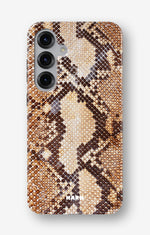 Samsung Galaxy S25 FE Tough Case – Brown Snakeskin - View 1