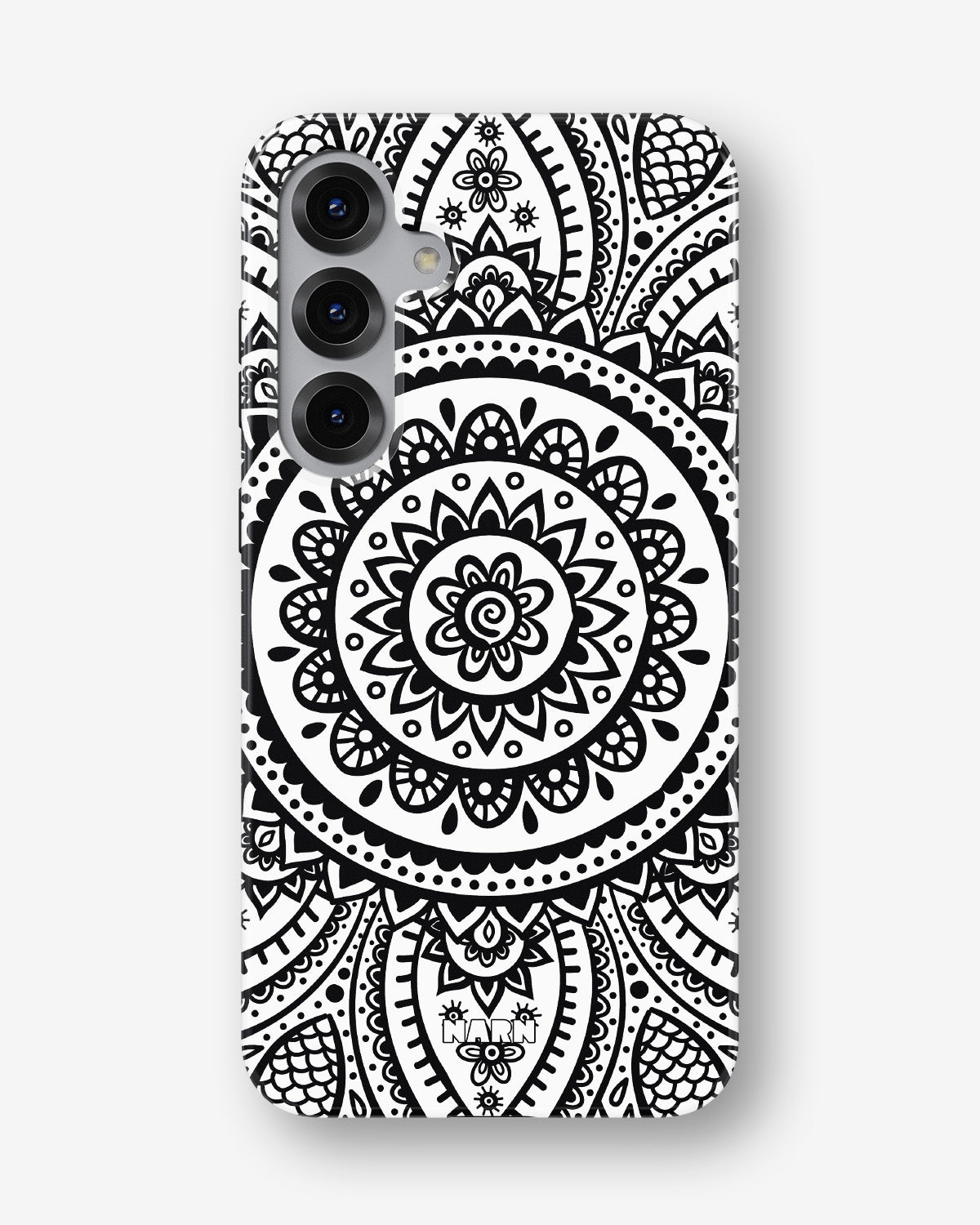 Samsung Galaxy S25 FE Tough Case – Henna Mandala - View 1