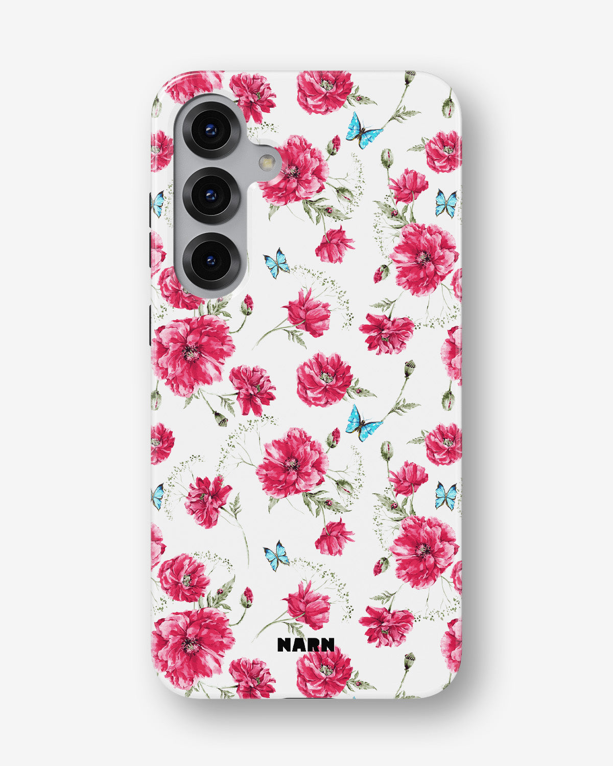 Samsung Galaxy S25 FE Tough Case – Poppies in Bloom - View 1