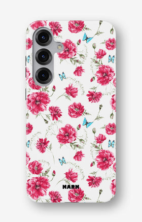Samsung Galaxy S25 FE Tough Case – Poppies in Bloom - View 1