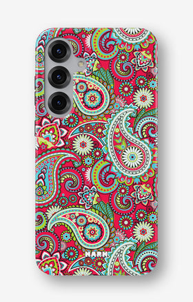 Samsung Galaxy S25 FE Tough Case – Paisley Paradise - View 1