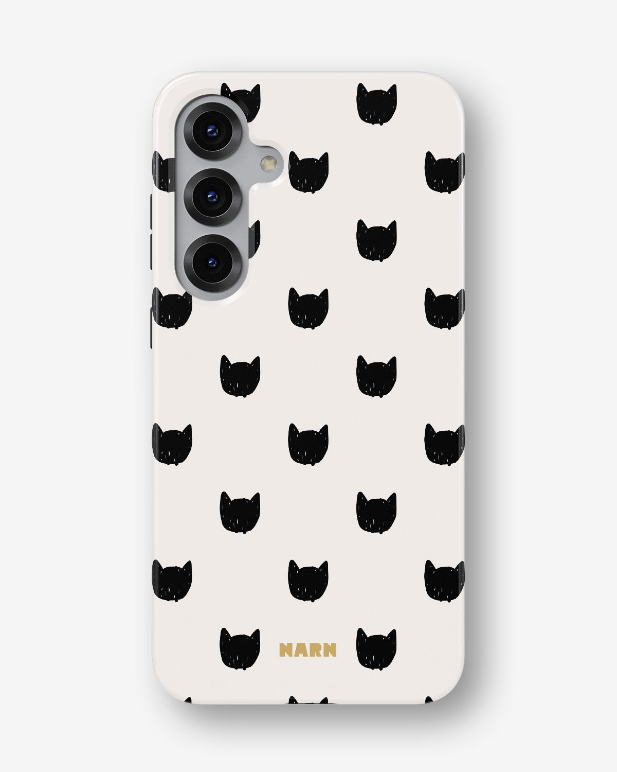 Samsung Galaxy S25 FE Tough Case – Kitty Dots - View 1