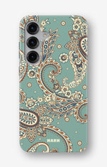 Samsung Galaxy S25 FE Tough Case – Paisley Green - View 1
