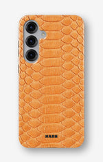 Samsung Galaxy S25 FE Tough Case – Orange Snake - View 1
