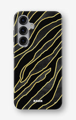 Samsung Galaxy S25 FE Tough Case – Golden Zebra - View 1