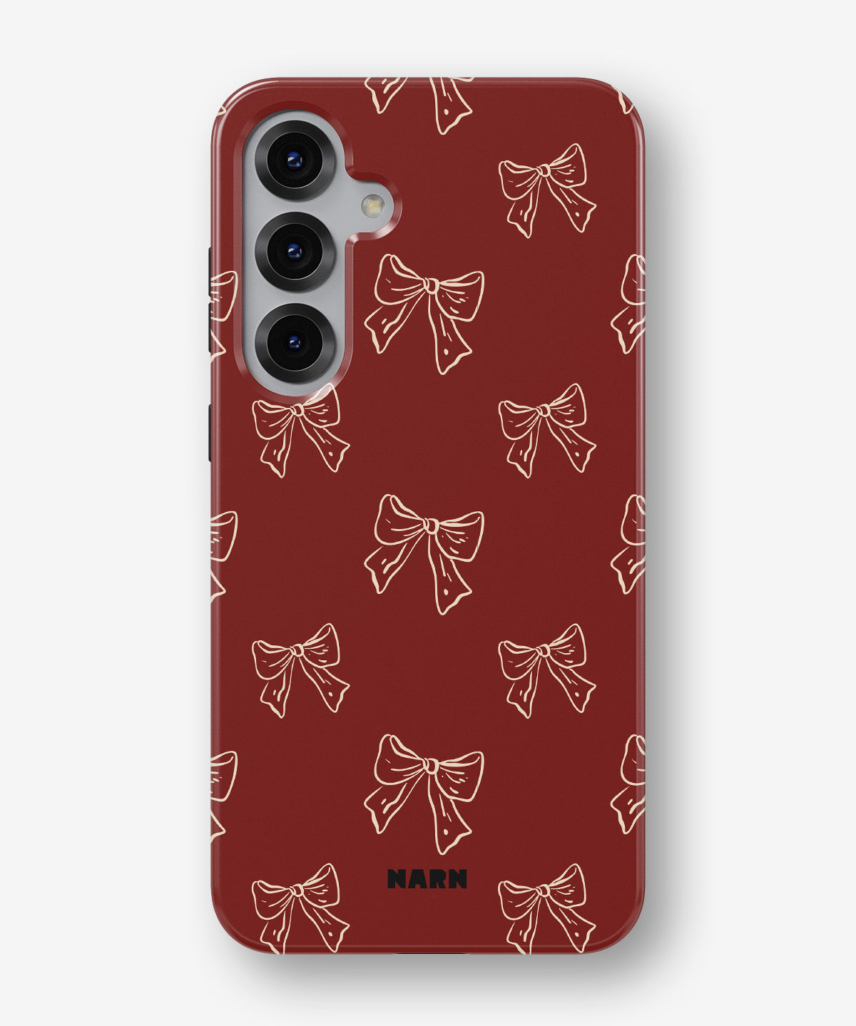 Samsung Galaxy S25 FE Tough Case – Cherry Bows - View 1