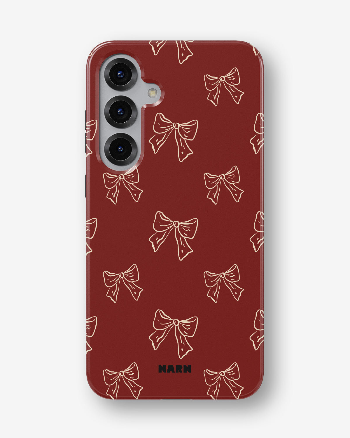 Samsung Galaxy S25 FE Tough Case – Cherry Bows - View 1