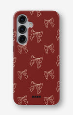 Samsung Galaxy S25 FE Tough Case – Cherry Bows - View 1