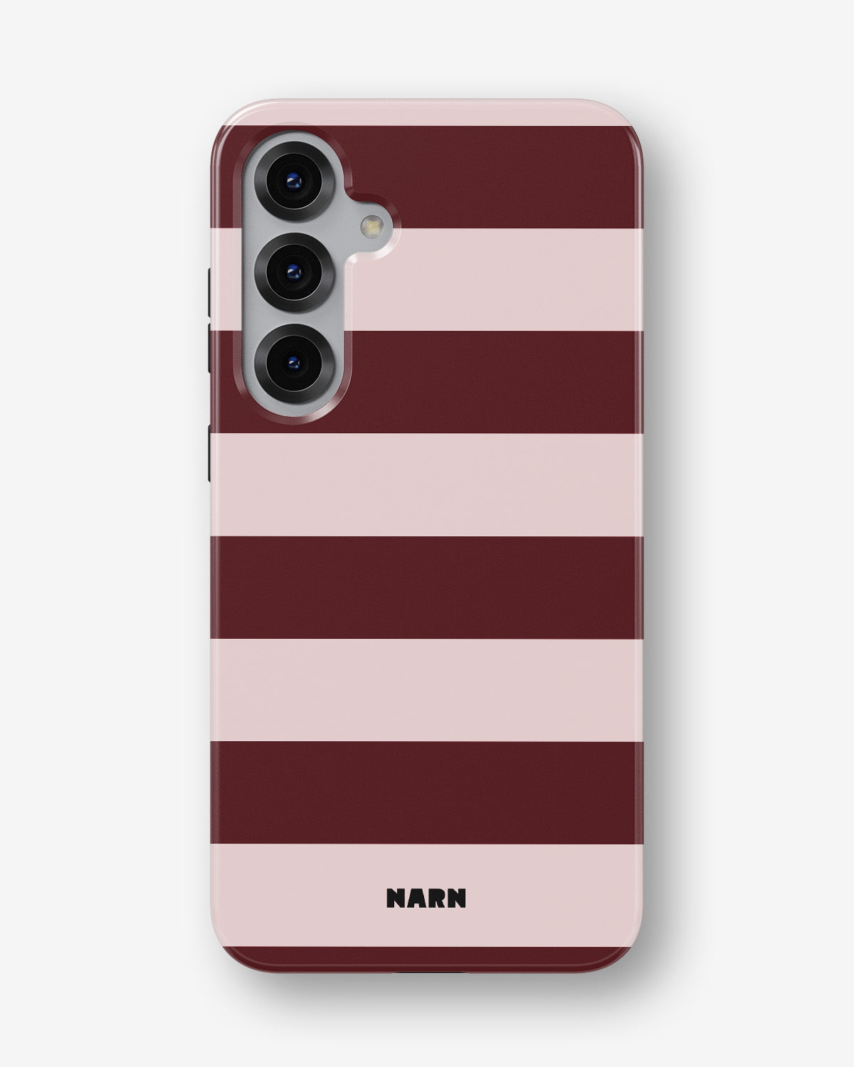 Samsung Galaxy S25 FE Tough Case – Cranberry Stripe - View 1