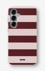 Samsung Galaxy S25 FE Tough Case – Cranberry Stripe - View 1