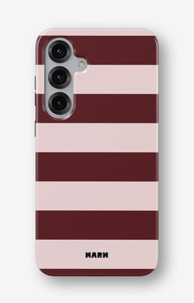 Samsung Galaxy S25 FE Tough Case – Cranberry Stripe - View 1