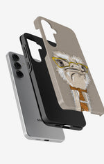 Samsung Galaxy S25 FE Tough Case – Hipster Ostrich - View 2