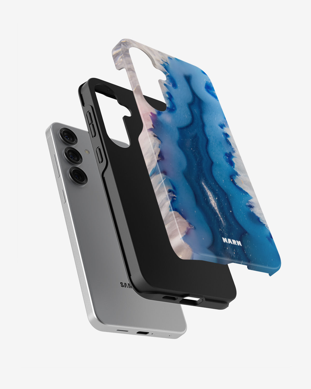 Samsung Galaxy S25 FE Tough Case – Blue Agate - View 2