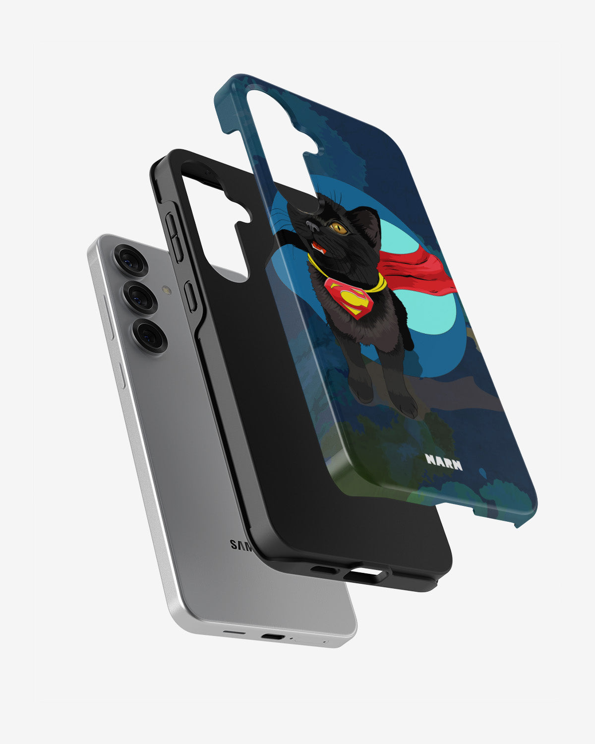 Samsung Galaxy S25 FE Tough Case – Super Cat - View 2