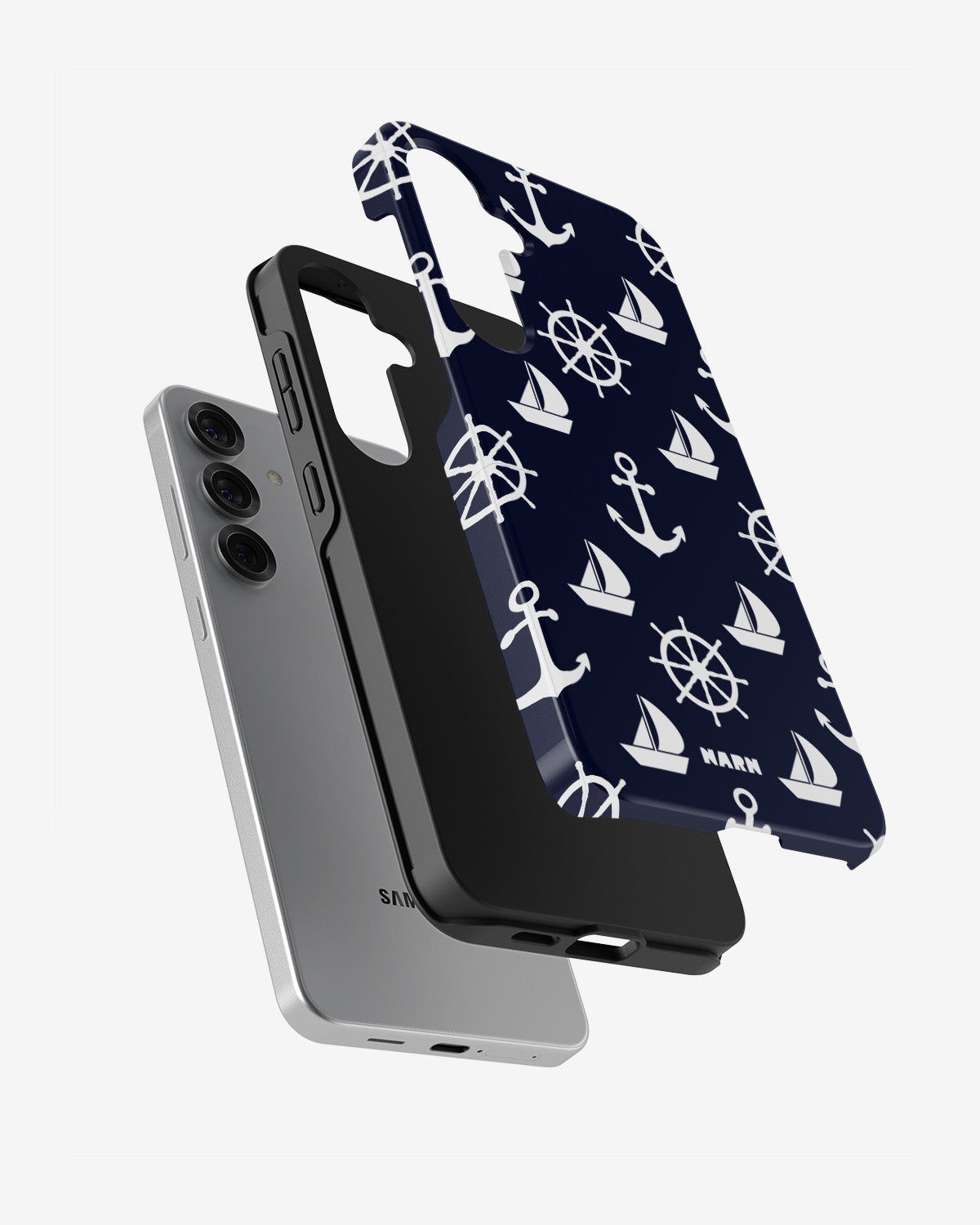 Samsung Galaxy S25 FE Tough Case – Deep Blue Voyage - View 2