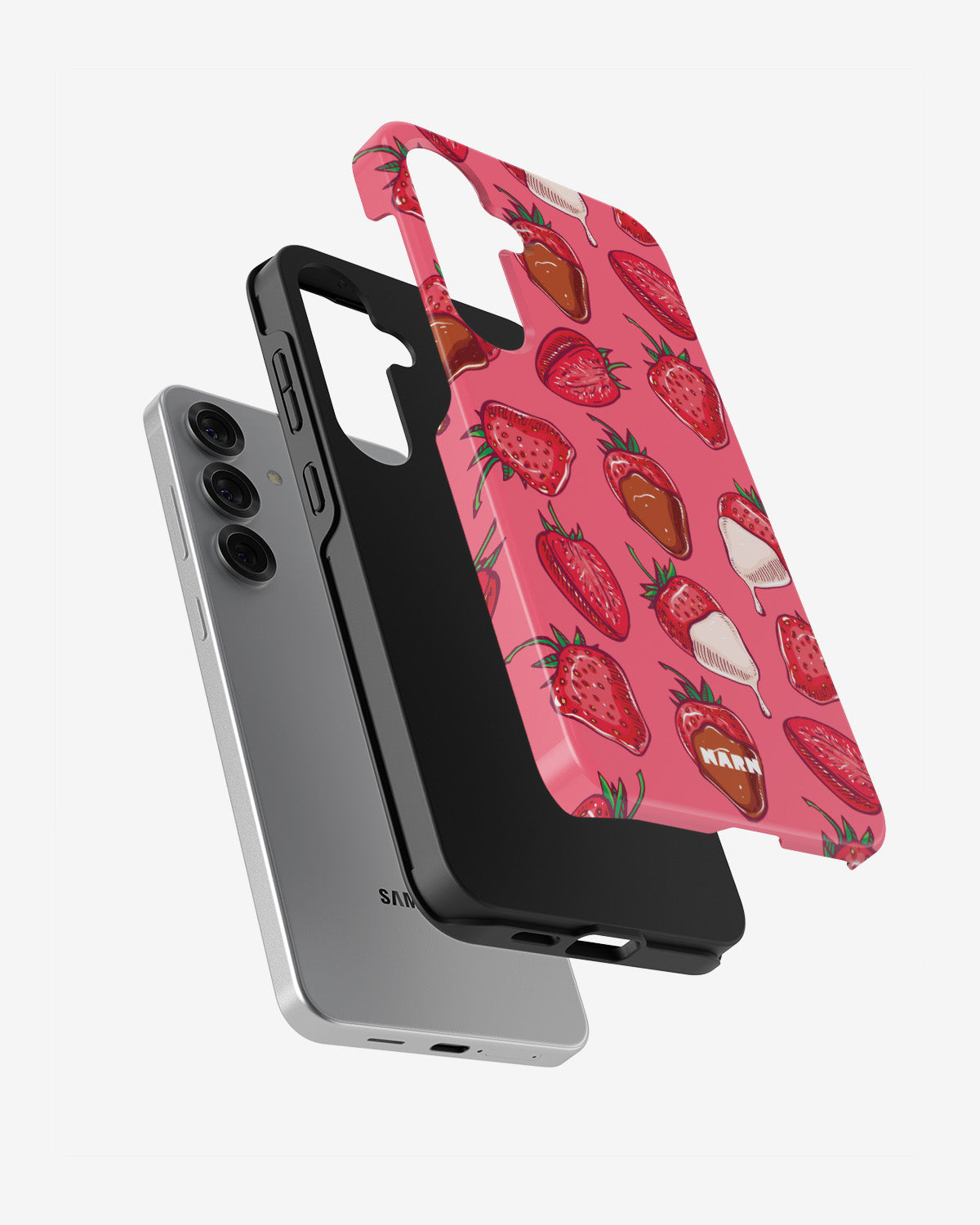 Samsung Galaxy S25 FE Tough Case – Strawberry Chocolate - View 2
