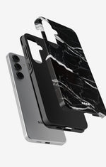 Samsung Galaxy S25 FE Tough Case – Black Marble - View 2