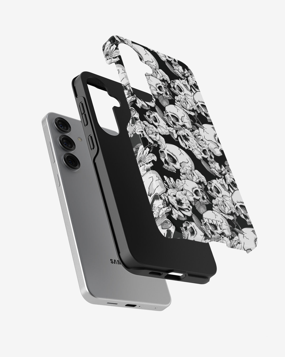 Samsung Galaxy S25 FE Tough Case – Skull Garden - View 2
