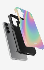 Samsung Galaxy S25 FE Tough Case – Rainbow Haze - View 2