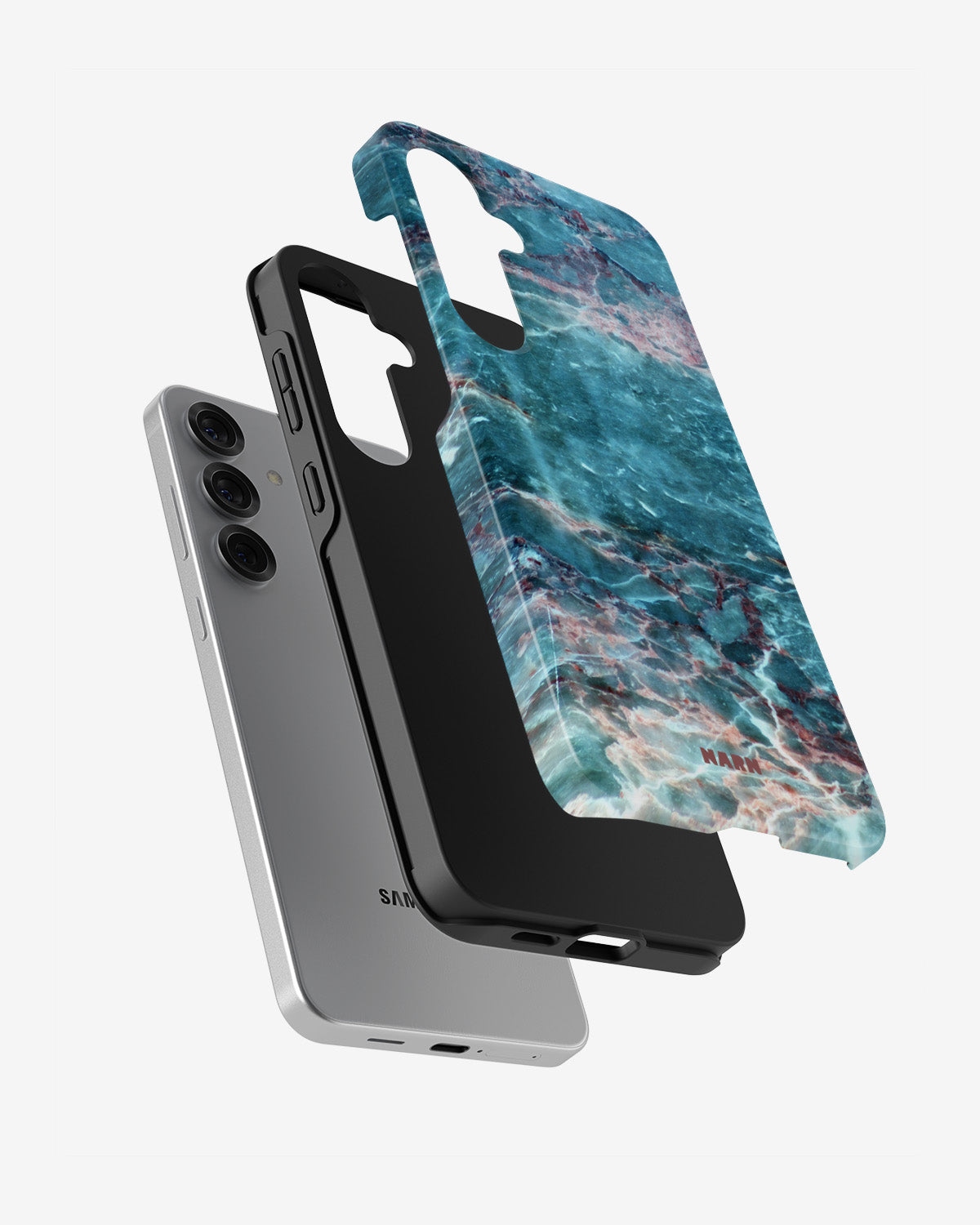 Samsung Galaxy S25 FE Tough Case – Icy Marble - View 2