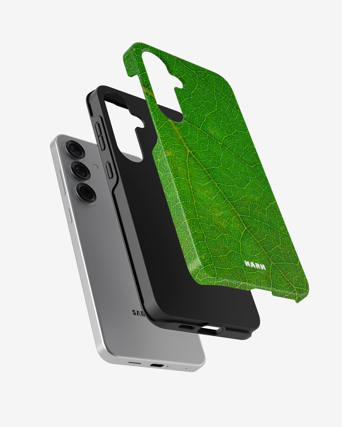 Samsung Galaxy S25 FE Tough Case – Green Leafy - View 2