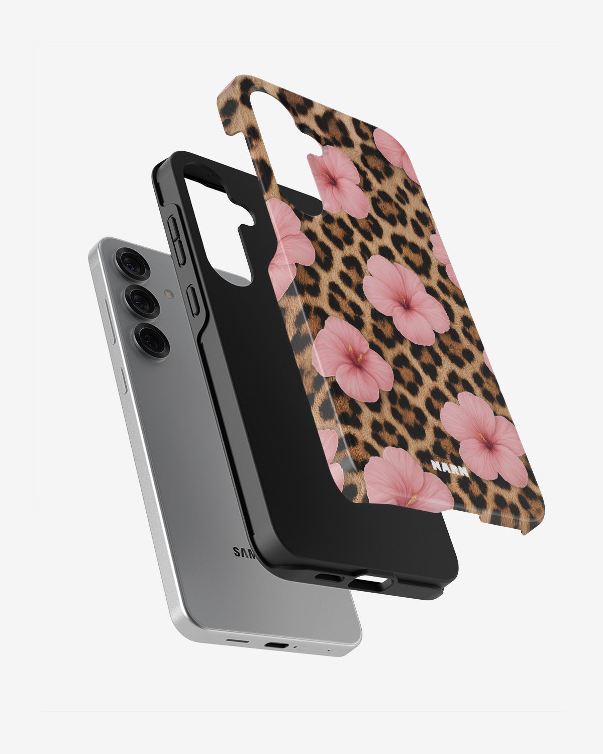 Samsung Galaxy S25 FE Tough Case – Leopard Flower - View 2