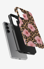 Samsung Galaxy S25 FE Tough Case – Leopard Flower - View 2