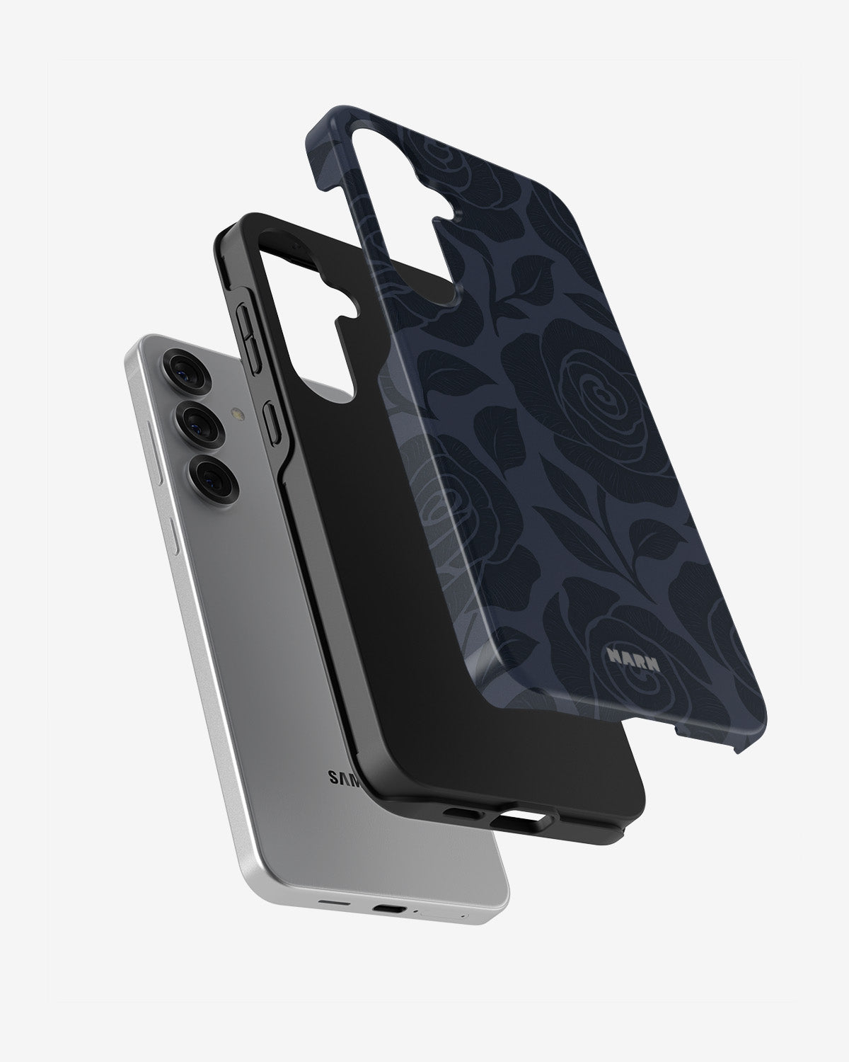 Samsung Galaxy S25 FE Tough Case – Midnight Rose - View 2