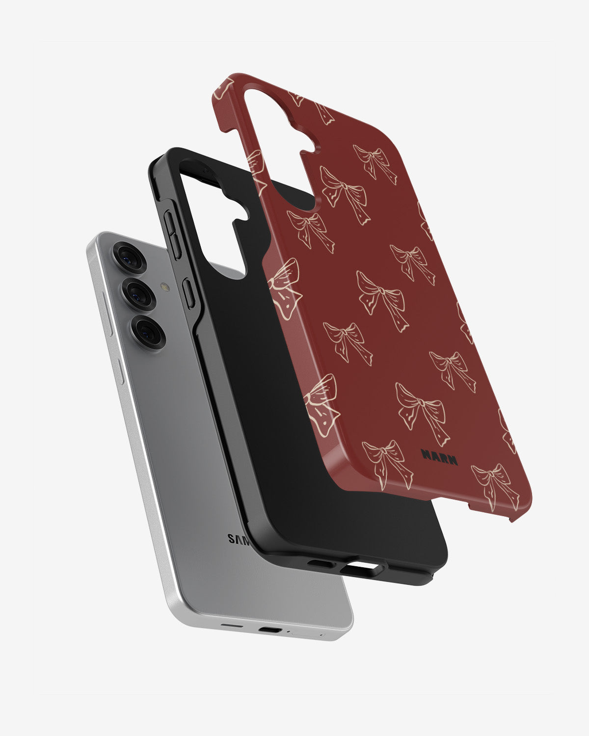 Samsung Galaxy S25 FE Tough Case – Cherry Bows - View 2