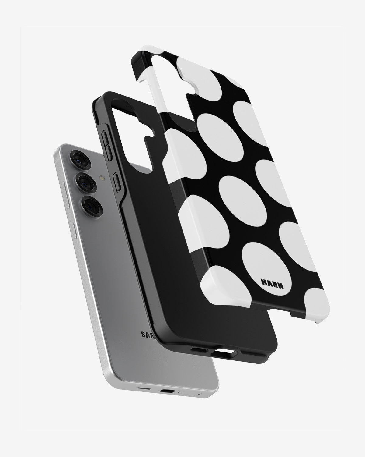 Samsung Galaxy S25 FE Tough Case – Bold Dots - View 2
