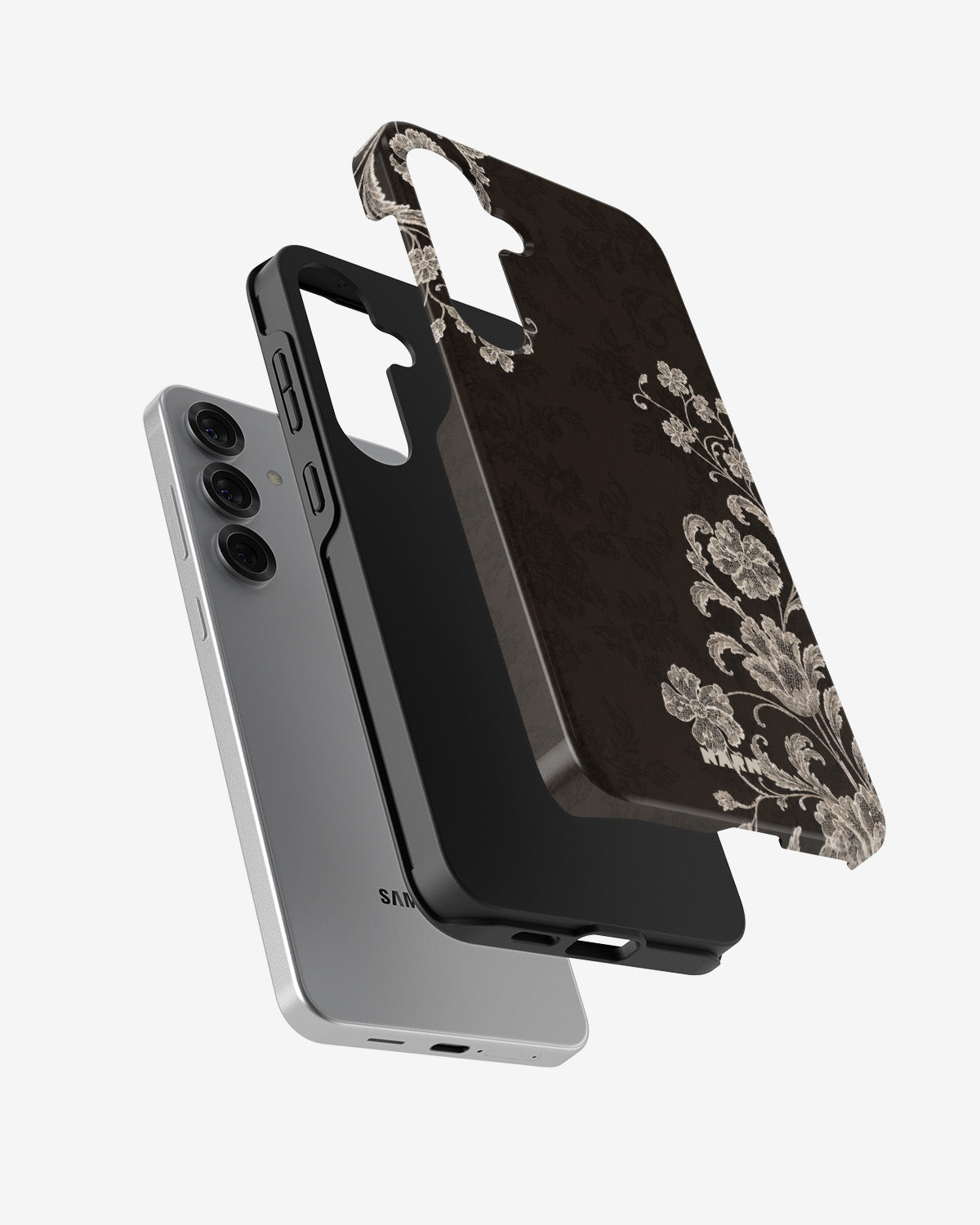 Samsung Galaxy S25 FE Tough Case – Ivory Bloom - View 2