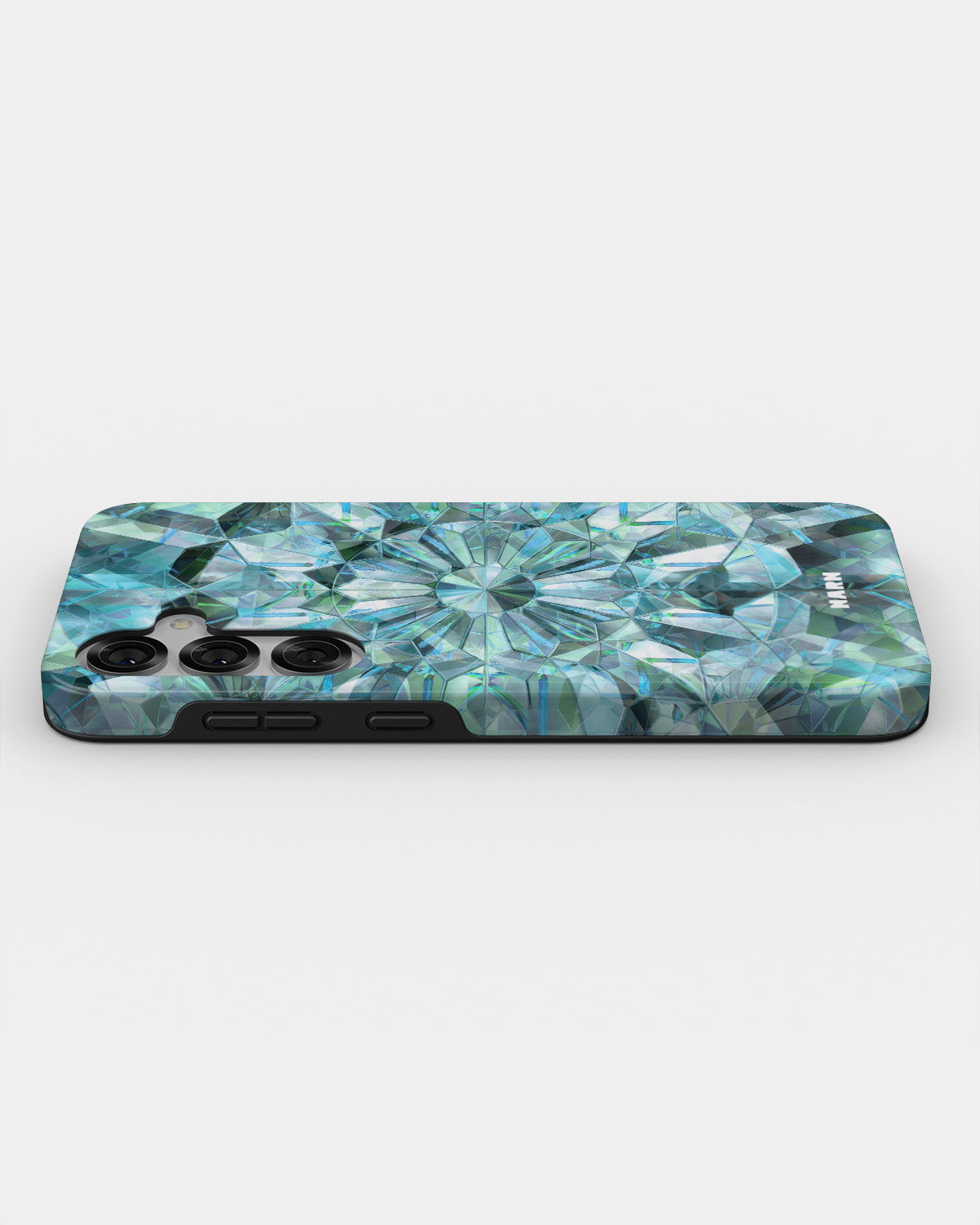 Samsung Galaxy S25 FE Tough Case – Green Crystals - View 3