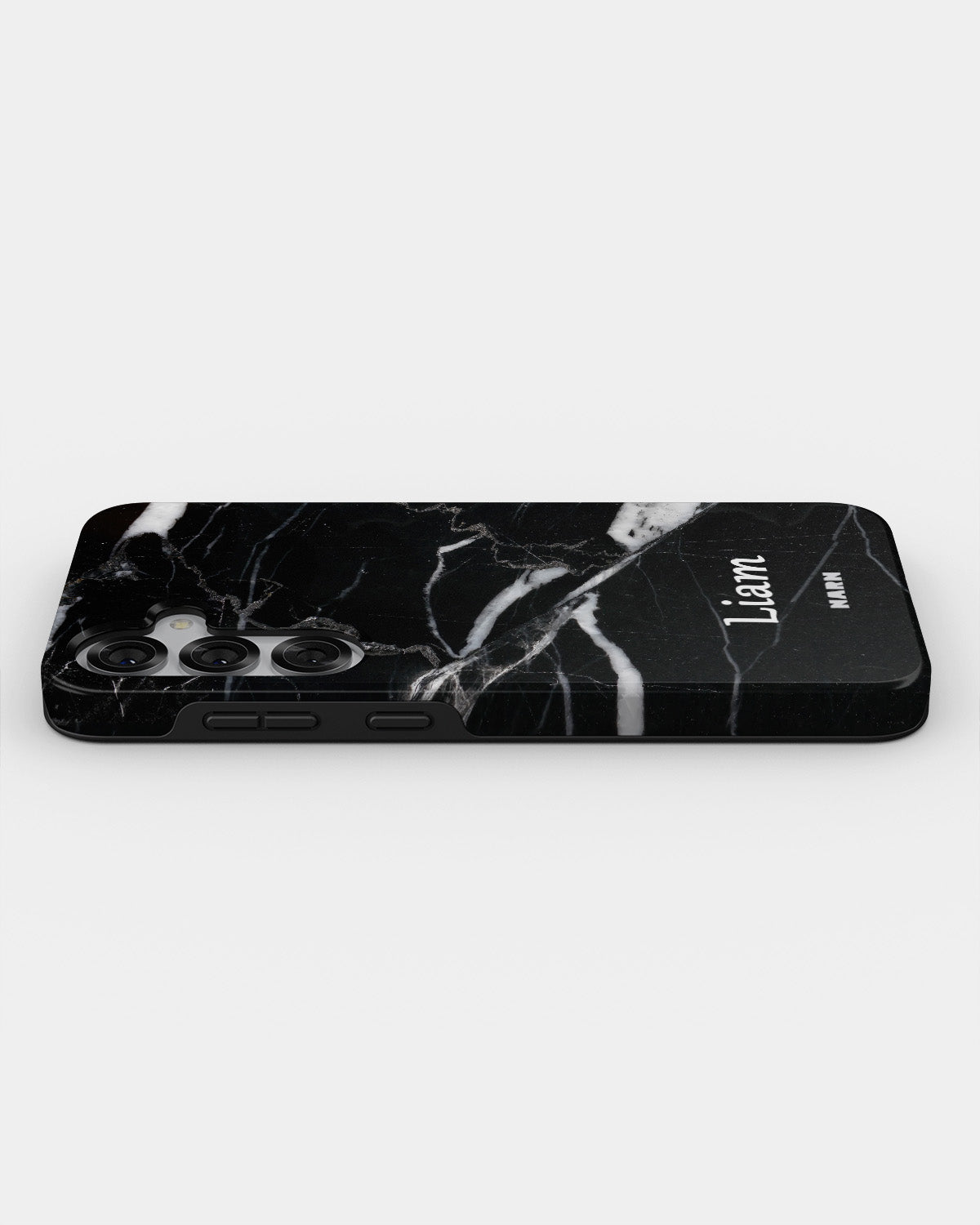 Samsung Galaxy S25 FE Tough Case – Custom - Black Marble - View 3