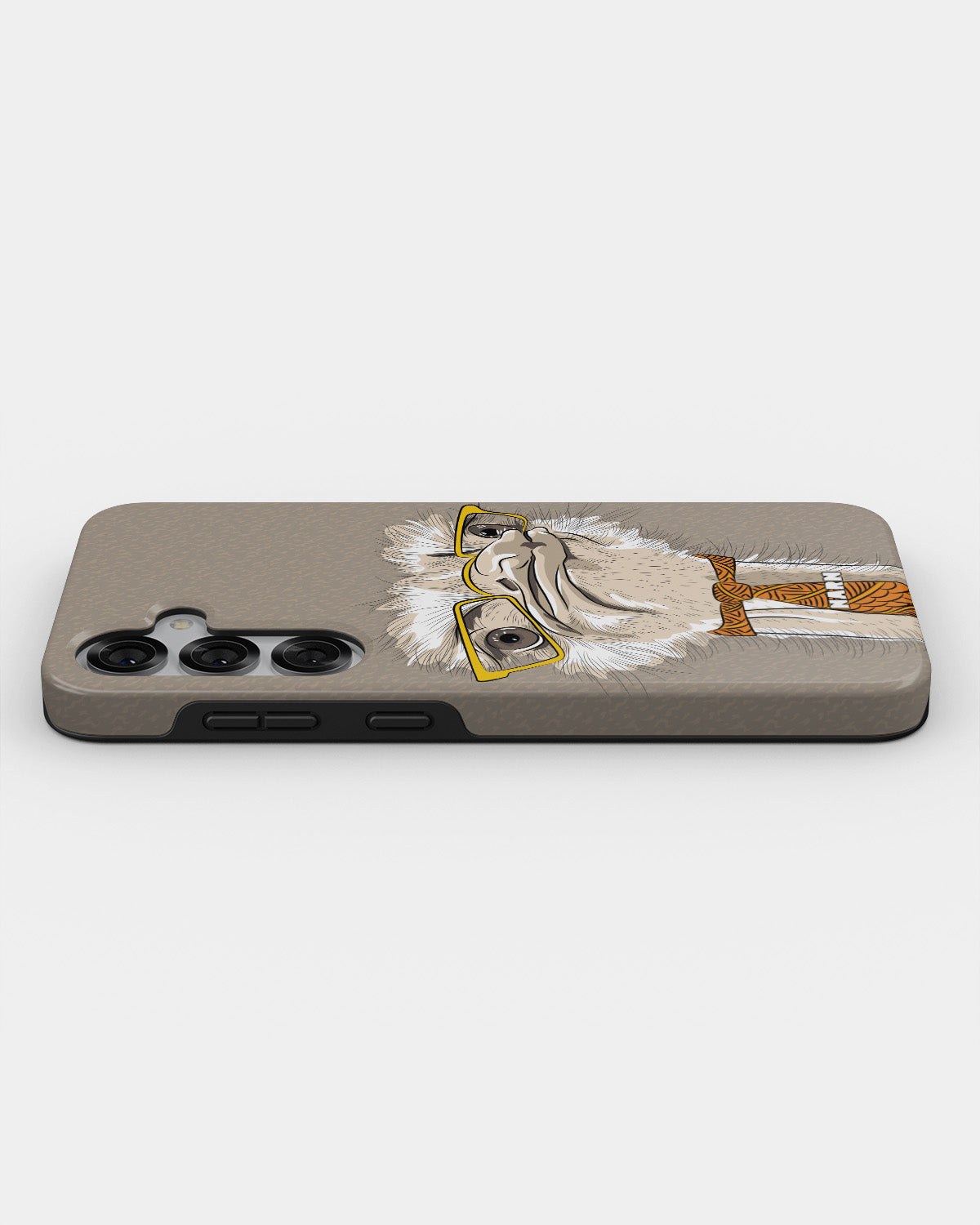 Samsung Galaxy S25 FE Tough Case – Hipster Ostrich - View 3