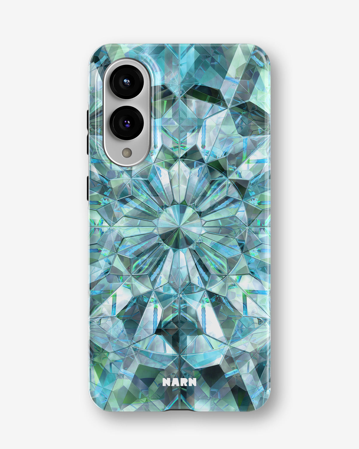 Samsung Galaxy S25 Edge Tough Case – Green Crystals - View 1