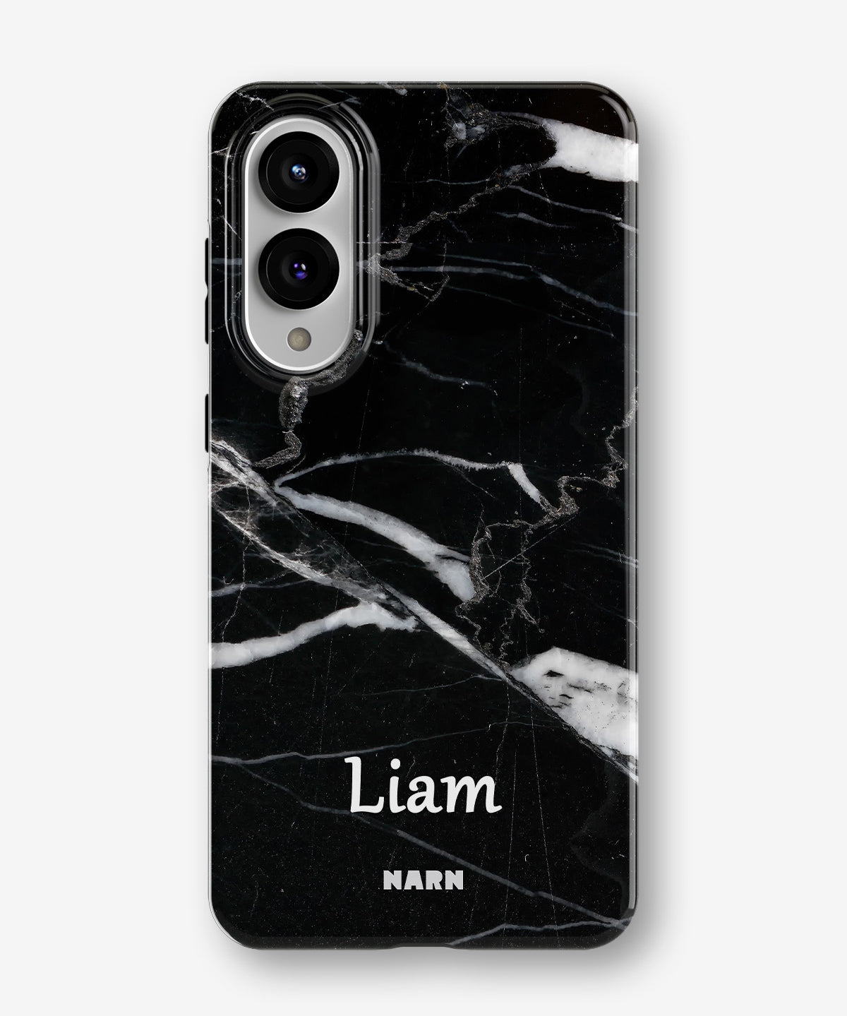Samsung Galaxy S25 Edge Tough Case – Custom - Black Marble - View 1