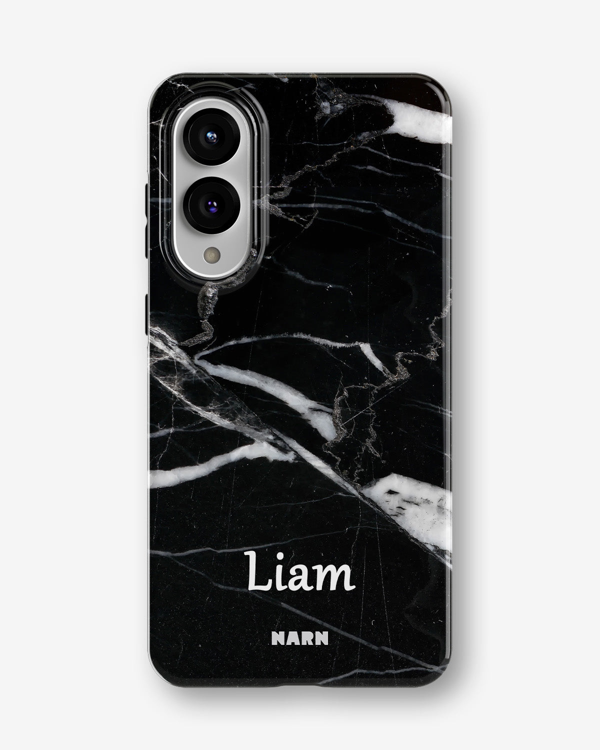 Samsung Galaxy S25 Edge Tough Case – Custom - Black Marble - View 1