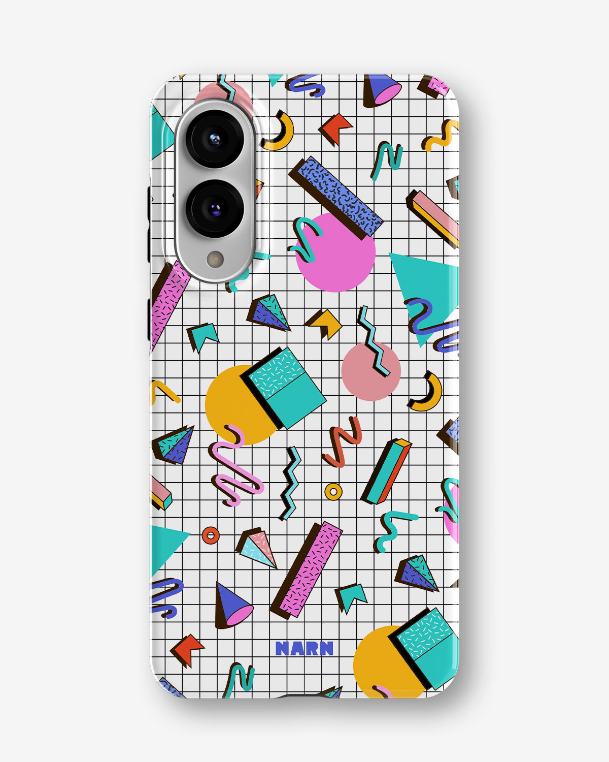 Samsung Galaxy S25 Edge Tough Case – 80s Memphis - View 1