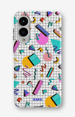 Samsung Galaxy S25 Edge Tough Case – 80s Memphis - View 1