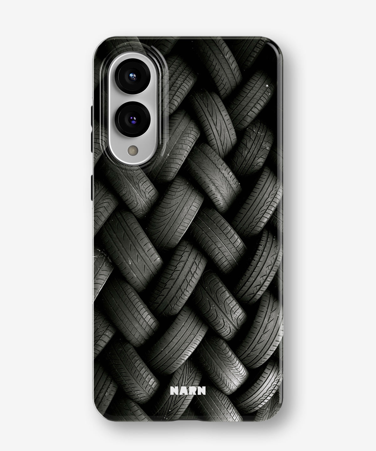 Samsung Galaxy S25 Edge Tough Case – Tires Wall - View 1