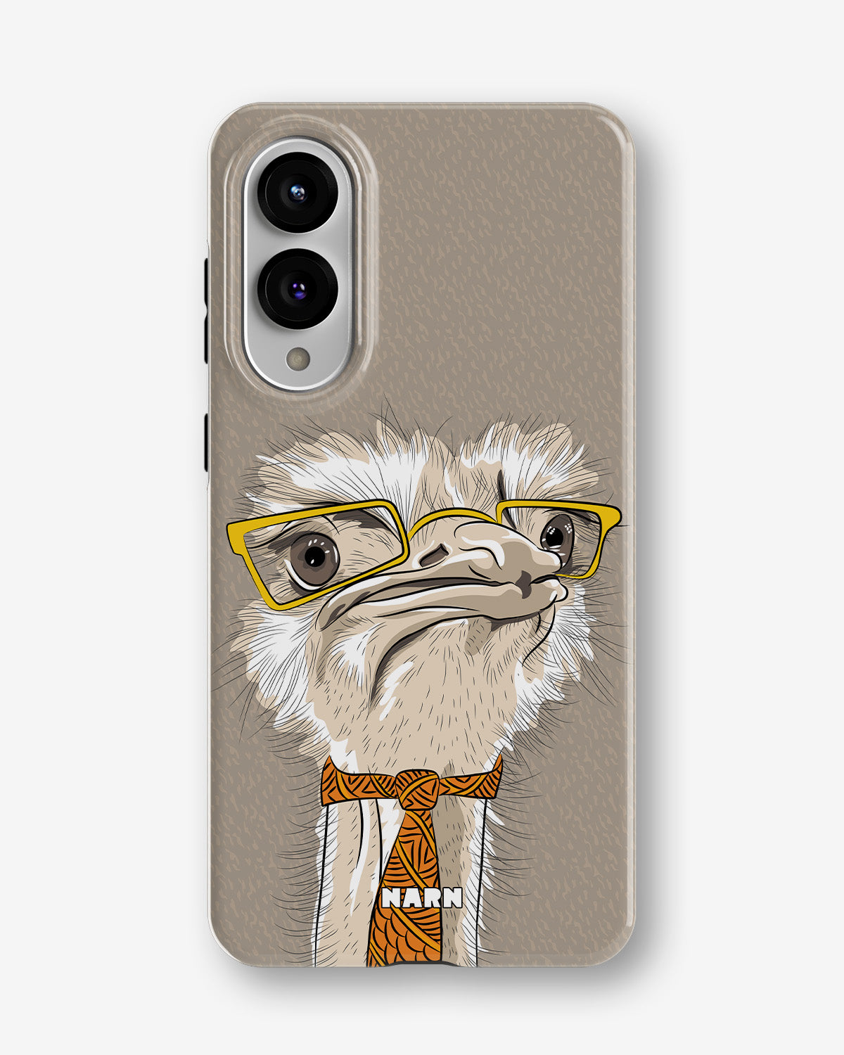 Samsung Galaxy S25 Edge Tough Case – Hipster Ostrich - View 1
