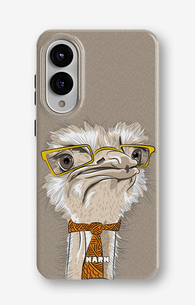 Samsung Galaxy S25 Edge Tough Case – Hipster Ostrich - View 1