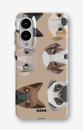 Samsung Galaxy S25 Edge Tough Case – Cute Dogs - View 1