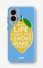 Samsung Galaxy S25 Edge Tough Case – Lemon Quote - View 1
