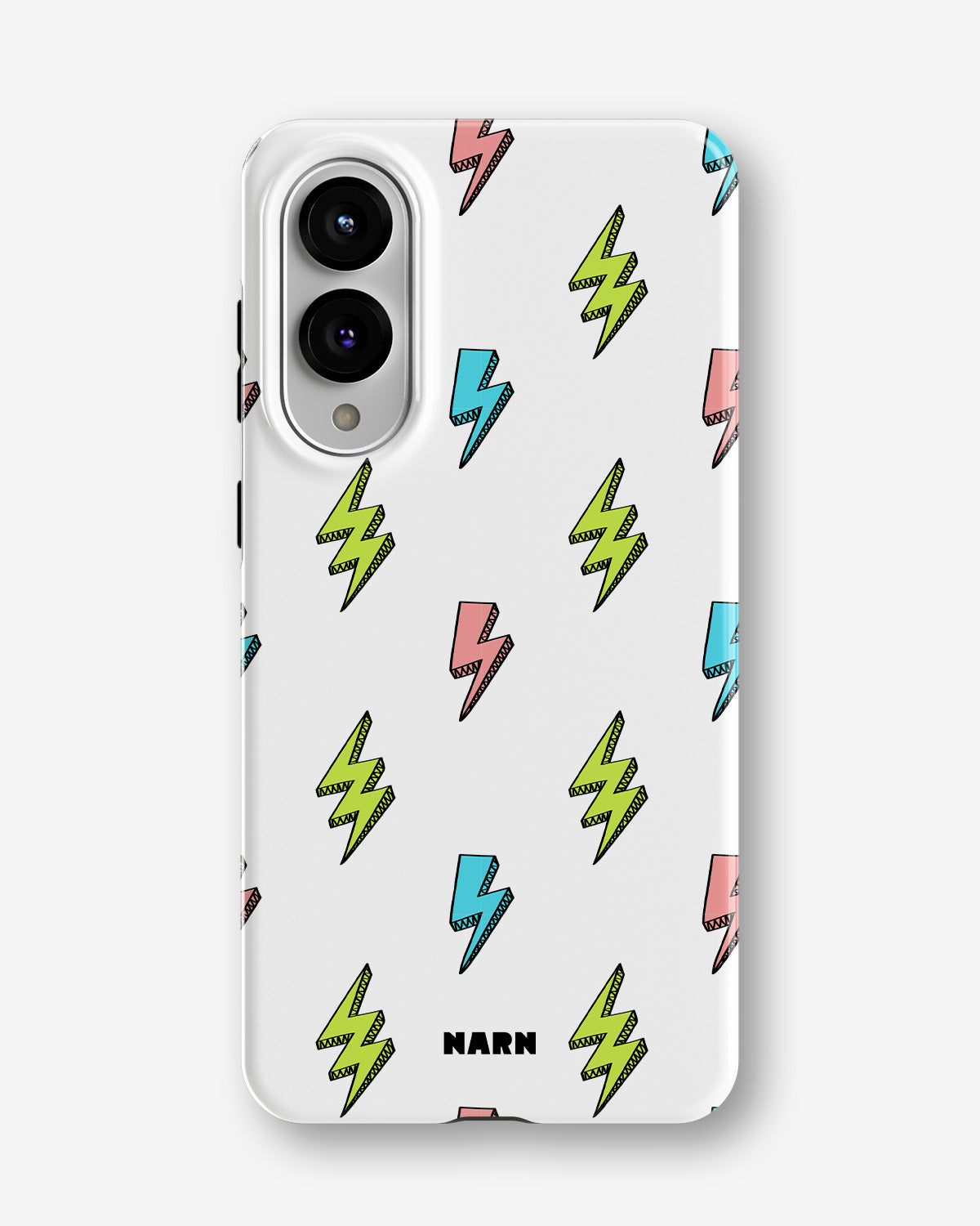 Samsung Galaxy S25 Edge Tough Case – Lightning Bolts - View 1