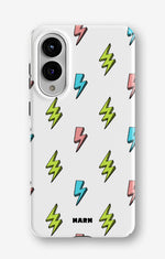 Samsung Galaxy S25 Edge Tough Case – Lightning Bolts - View 1